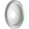 Ekena Millwork Traditional PVC Medallion (Canopies up to 7 1/2"), 13"OD x 3 1/2"ID x 1 1/4"P, Metallic Sea Mist CMP13TRFSM - alternate 5